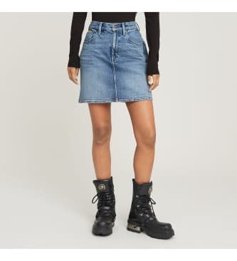 G-Star für Damen. D24387-D930-H078 Minirock Viktoria kurz blau (27), Lässig, Denim, Bio-Baumwolle, Nachhaltig
