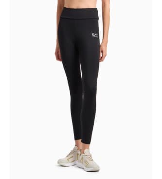 EA7 für Damen. 7W000232_AF12625 Dynamic Athlete Leggings schwarz (XXL), Lässig, Sportlich, Baumwolle, Multisport