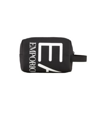 EA7 Unisex. 245076_3R910 Kosmetiktasche schwarz (OSFA), Lässig, Polyester