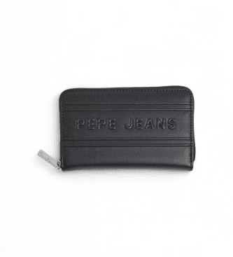 Pepe Jeans für Damen. PL0700050 Brieftasche Marrell schwarz (OSFA), Lässig, Polyurethan
