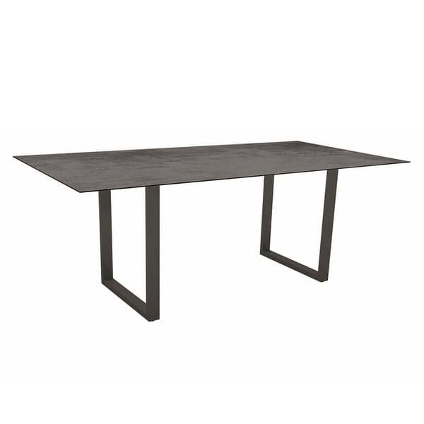 Stern Gartentisch 200x100cm Aluminium/Silverstar 2.0