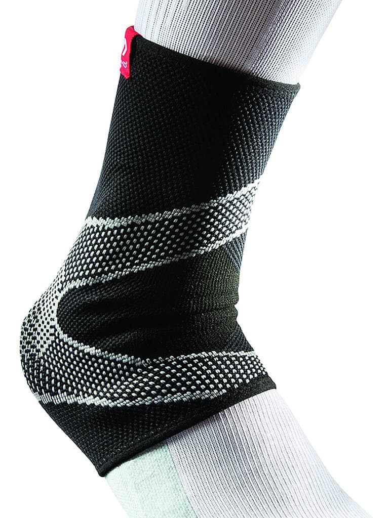 MC DAVID Fussgelenkbandage mit Gel-Streben schwarz | M