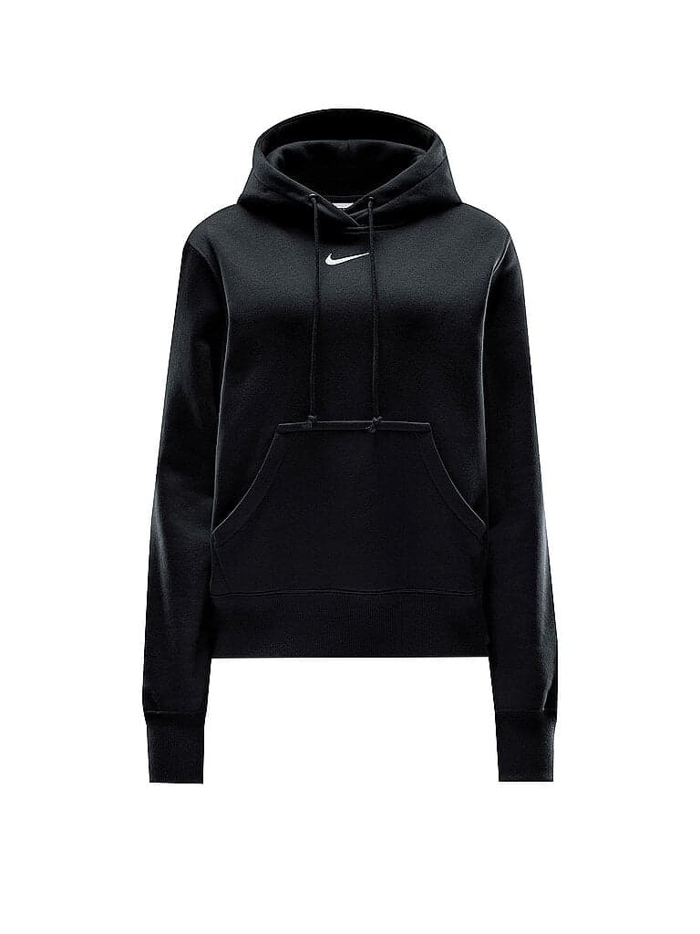 NIKE Damen Fitnesshoodie Sportswear Phoenix Fleece schwarz | S