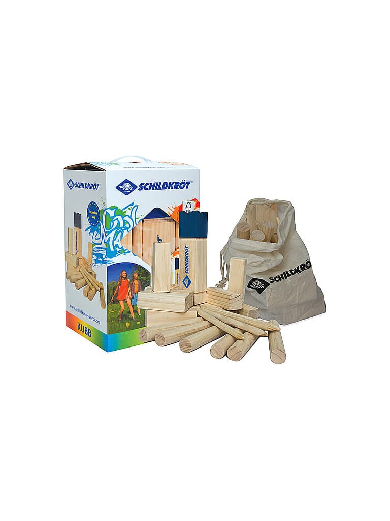 SCHILDKRÖT Kubb / Schwedenschach braun