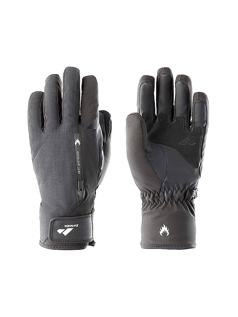 ZANIER Damen Skihandschuhe Serfaus schwarz | 6,5