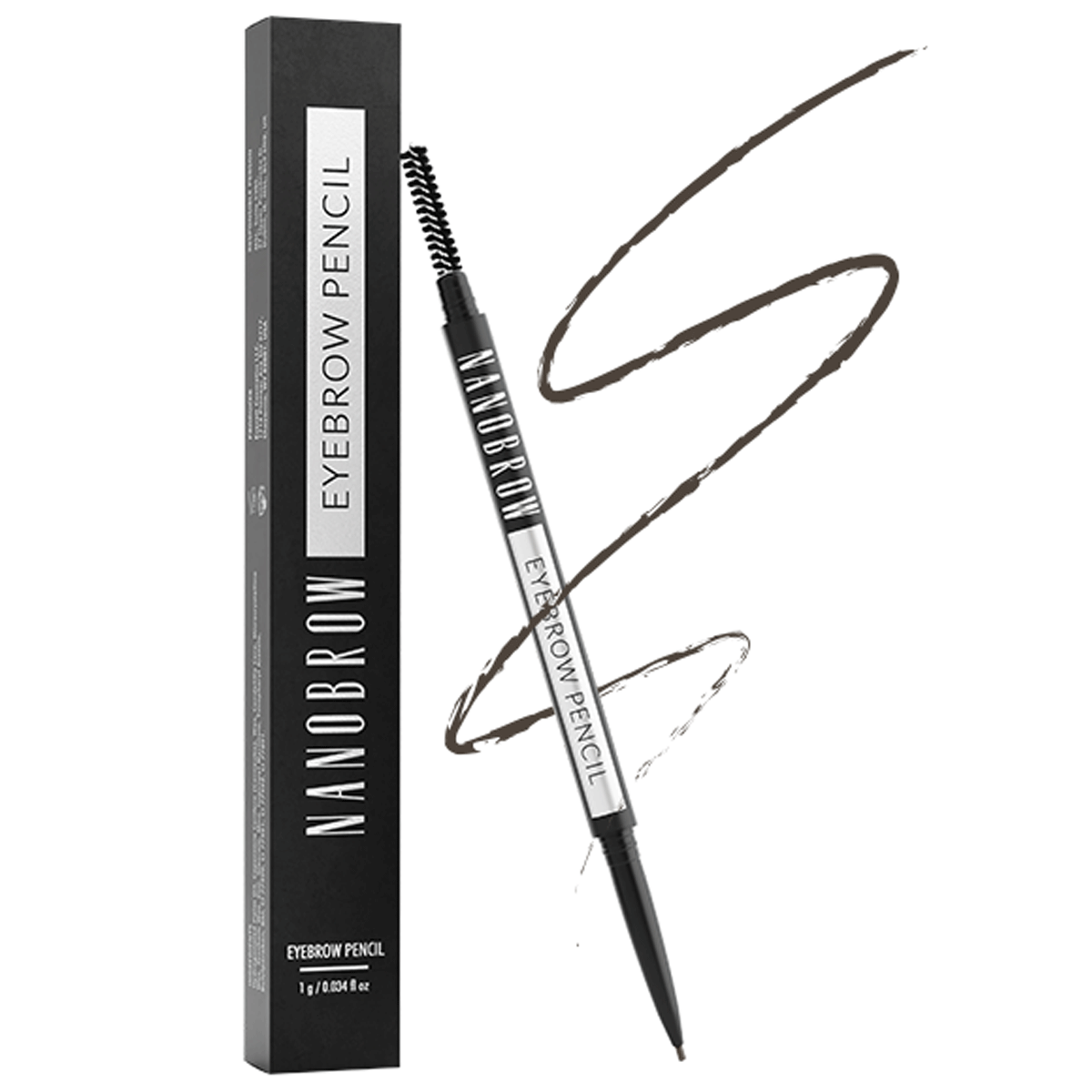 NanoBrow - Augenbrauenstift - Dunkelbraun - 1 gr
