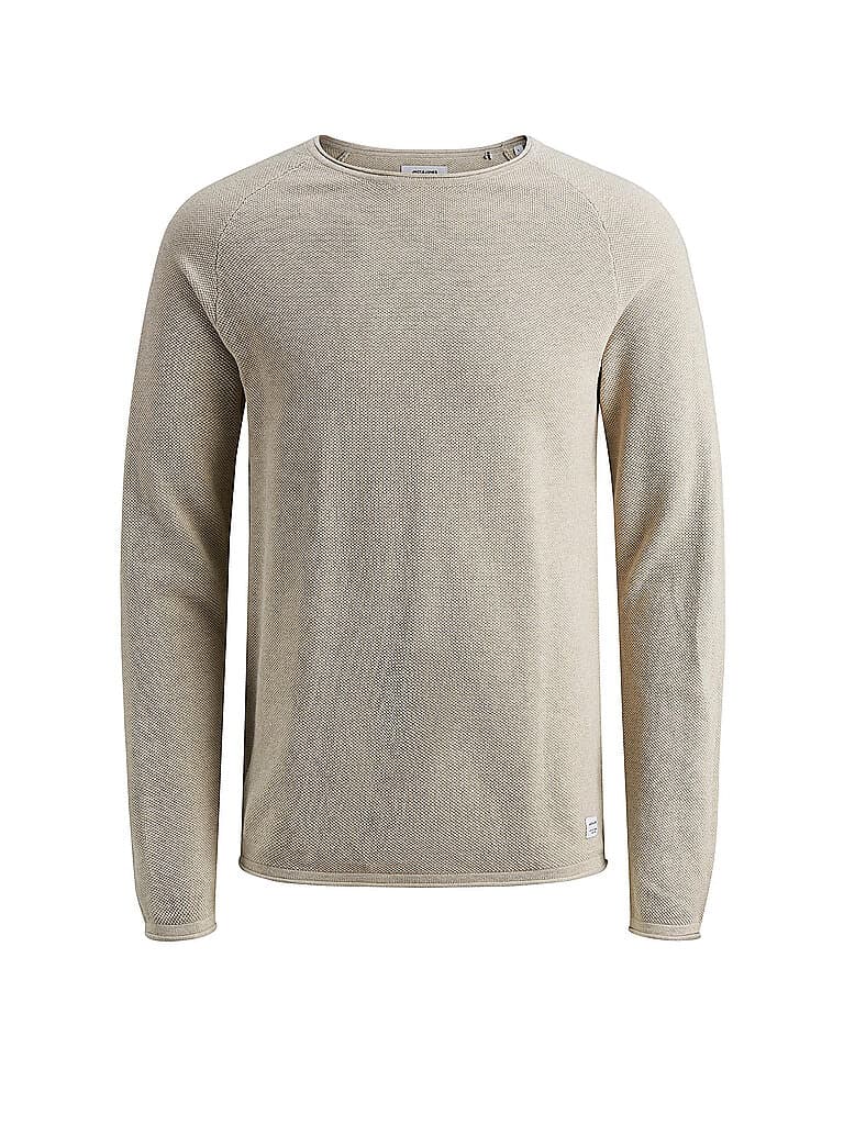 JACK & JONES Pullover JJEHILL beige | M