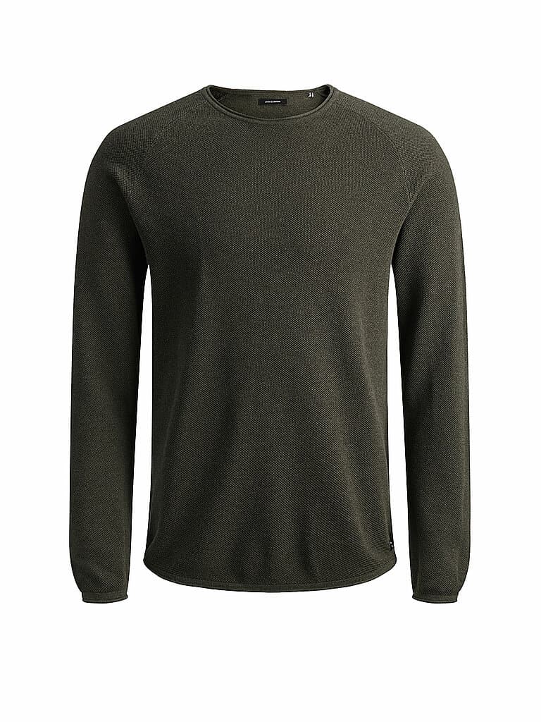 JACK & JONES Pullover JJEHILL olive | M