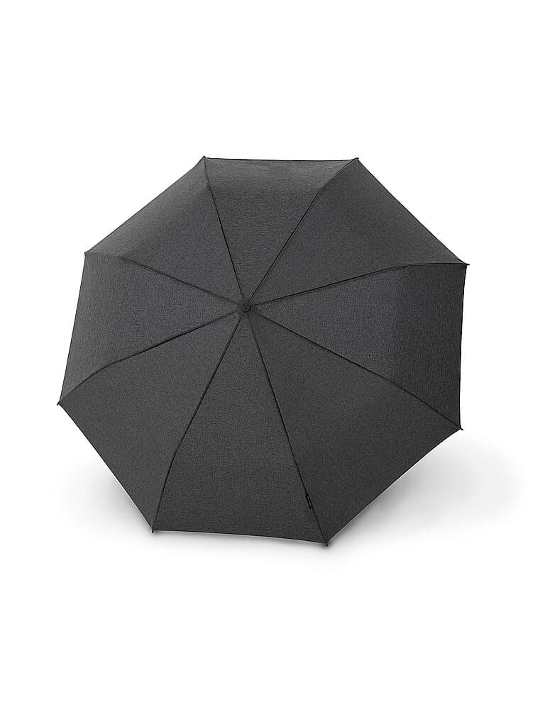 KNIRPS Regenschirm Chrome Matt Duomatic schwarz