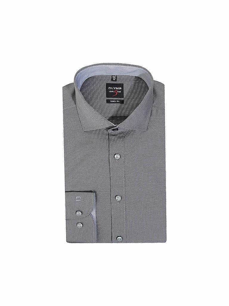 OLYMP LEVEL FIVE Hemd Body Fit grau | 45