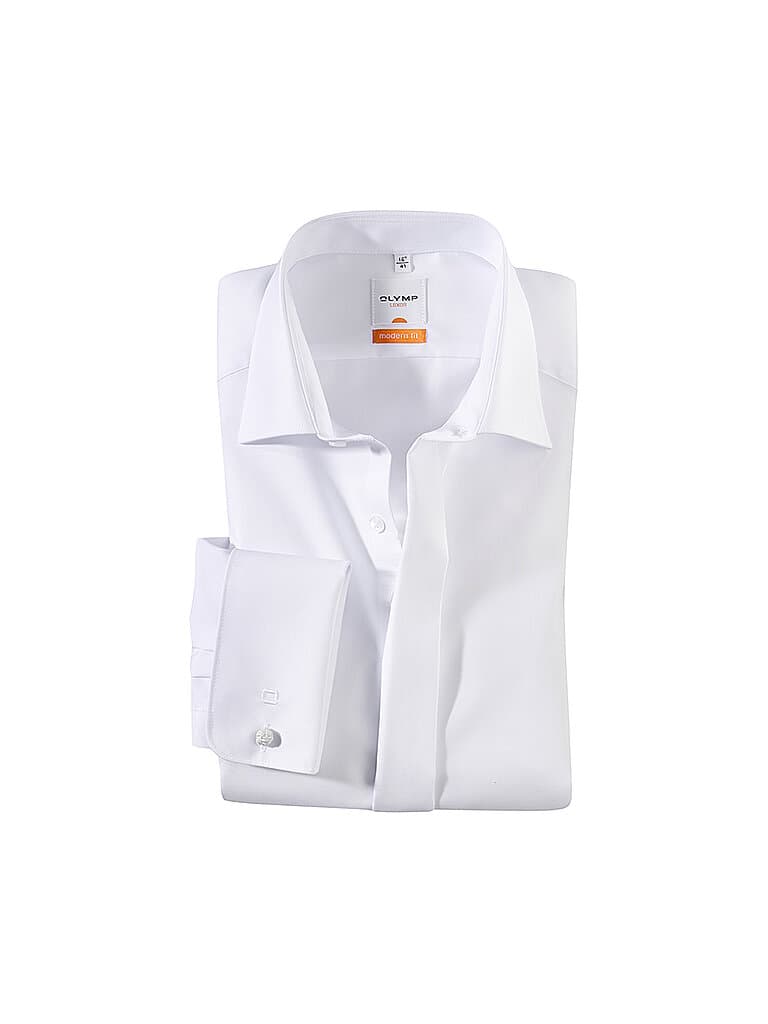 OLYMP Hemd Modern Fit  weiss | 41