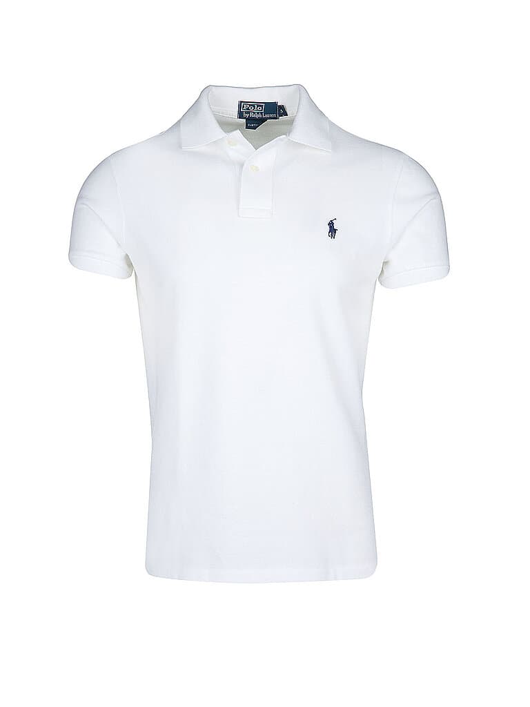 POLO RALPH LAUREN Poloshirt Custom-Fit weiss | XL