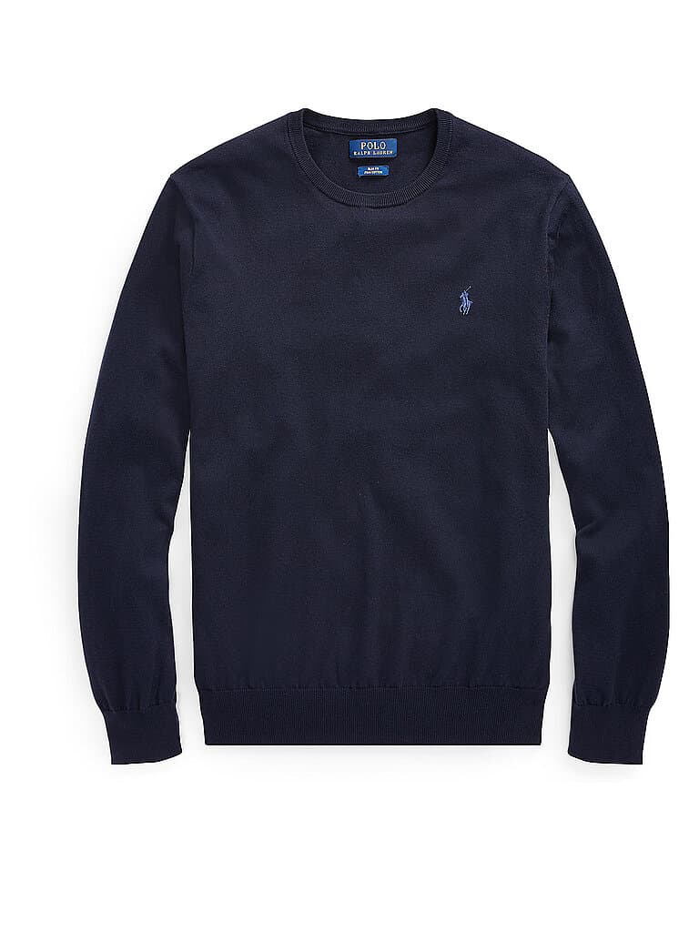 POLO RALPH LAUREN Pullover Slim Fit  blau | S