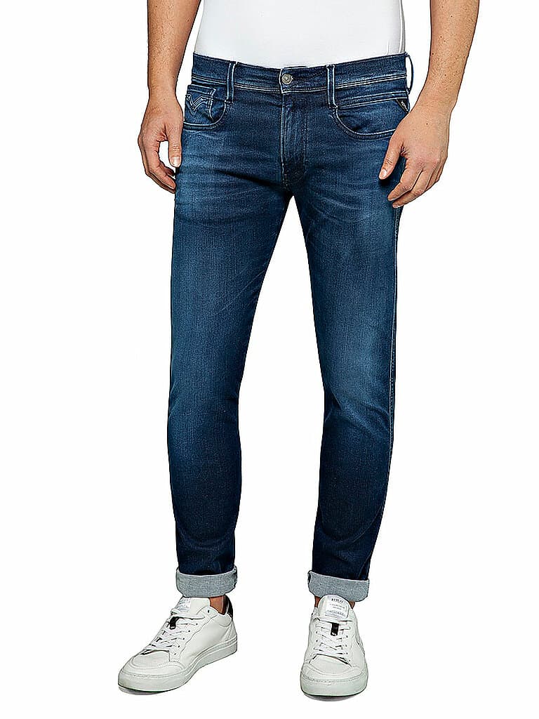 REPLAY Jeans Slim Fit ANBASS HYPERFLEX CLOUDS blau | 30/L32