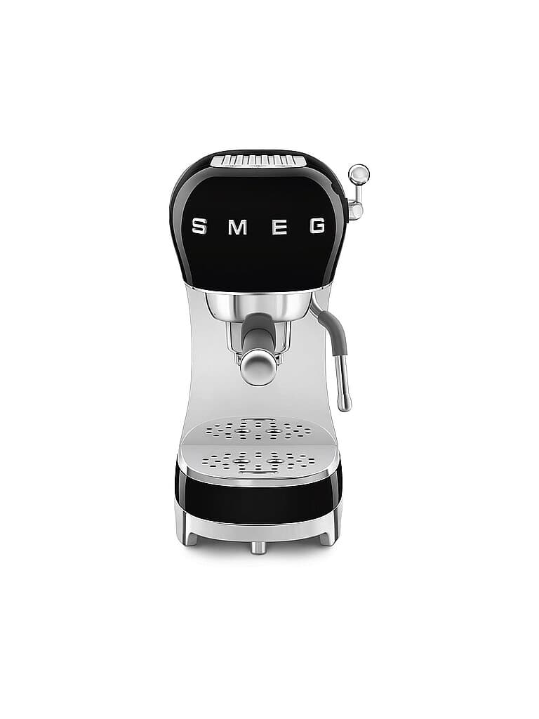 SMEG Espresso-Kaffeemaschine 50s Retro Style Schwarz ECF02BLEU schwarz