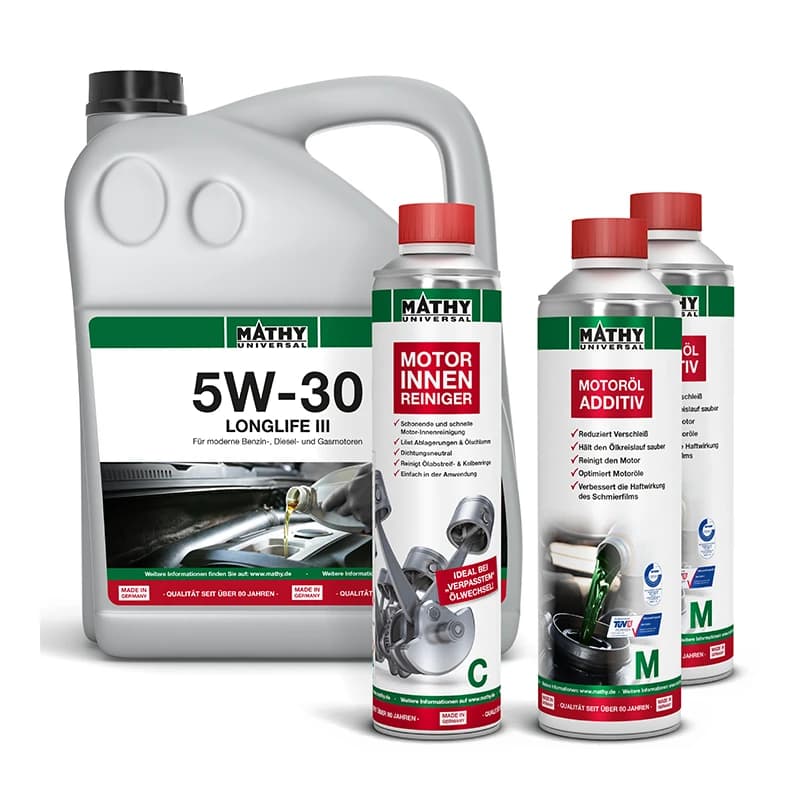 MATHY Ölwechsel-Set-Plus 5W-30 Longlife III, 6,4 l