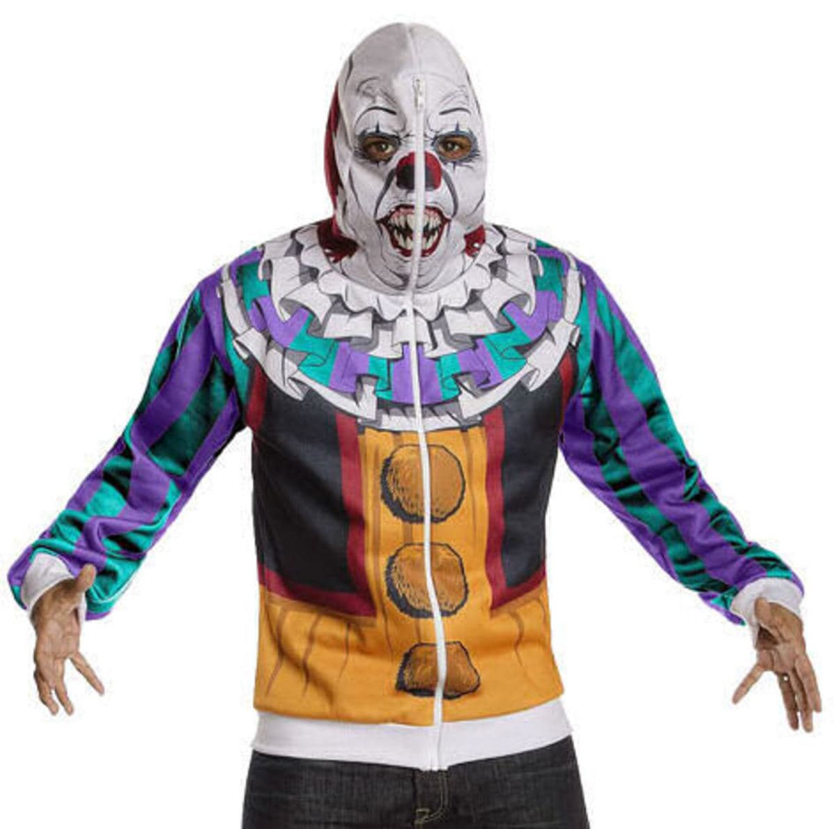 Kostüm (Hoodie) Stephen King´s IT Pennywise S