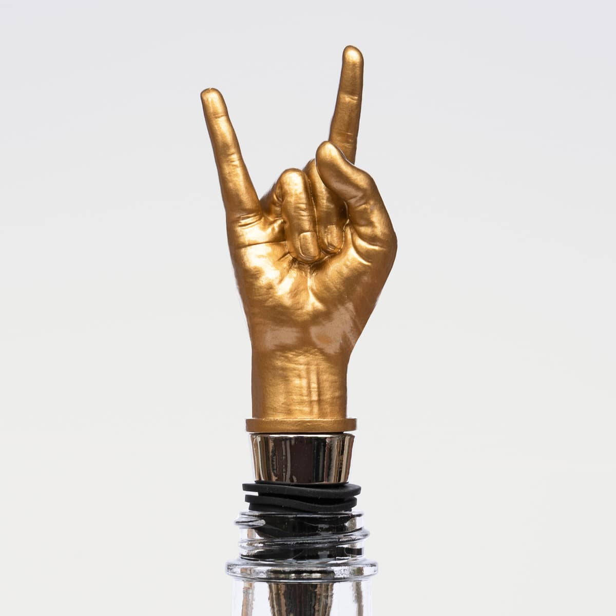 Flaschenverschluss Weinstopper SUCK UK - ROCK ON - GOLD