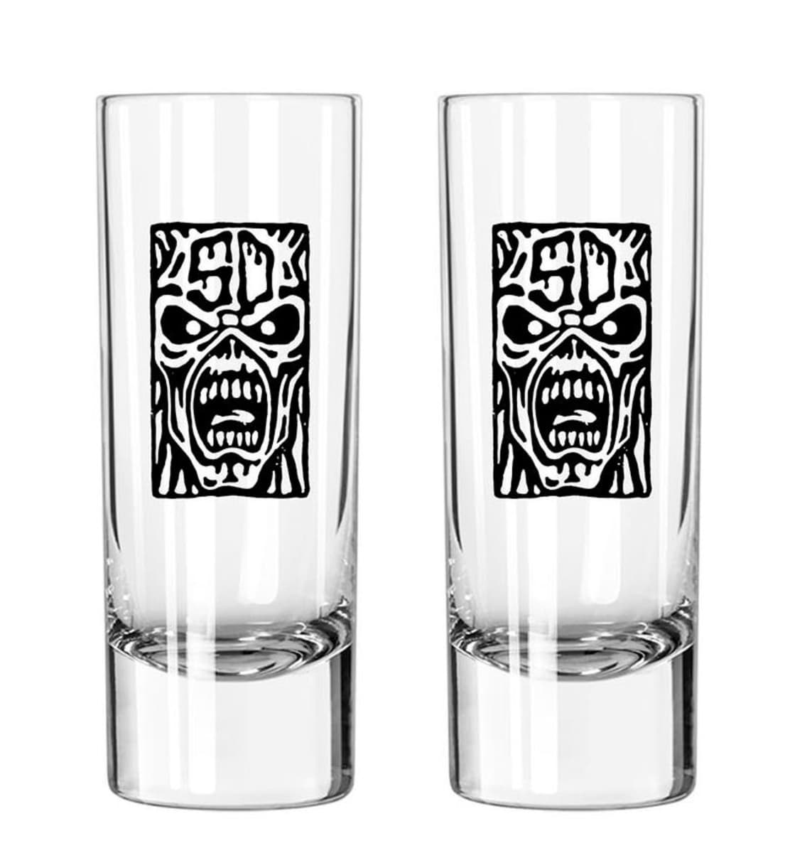 IRON MAIDEN Schnapsgläser - RUN FOR YOUR LIVES - RAZAMATAZ