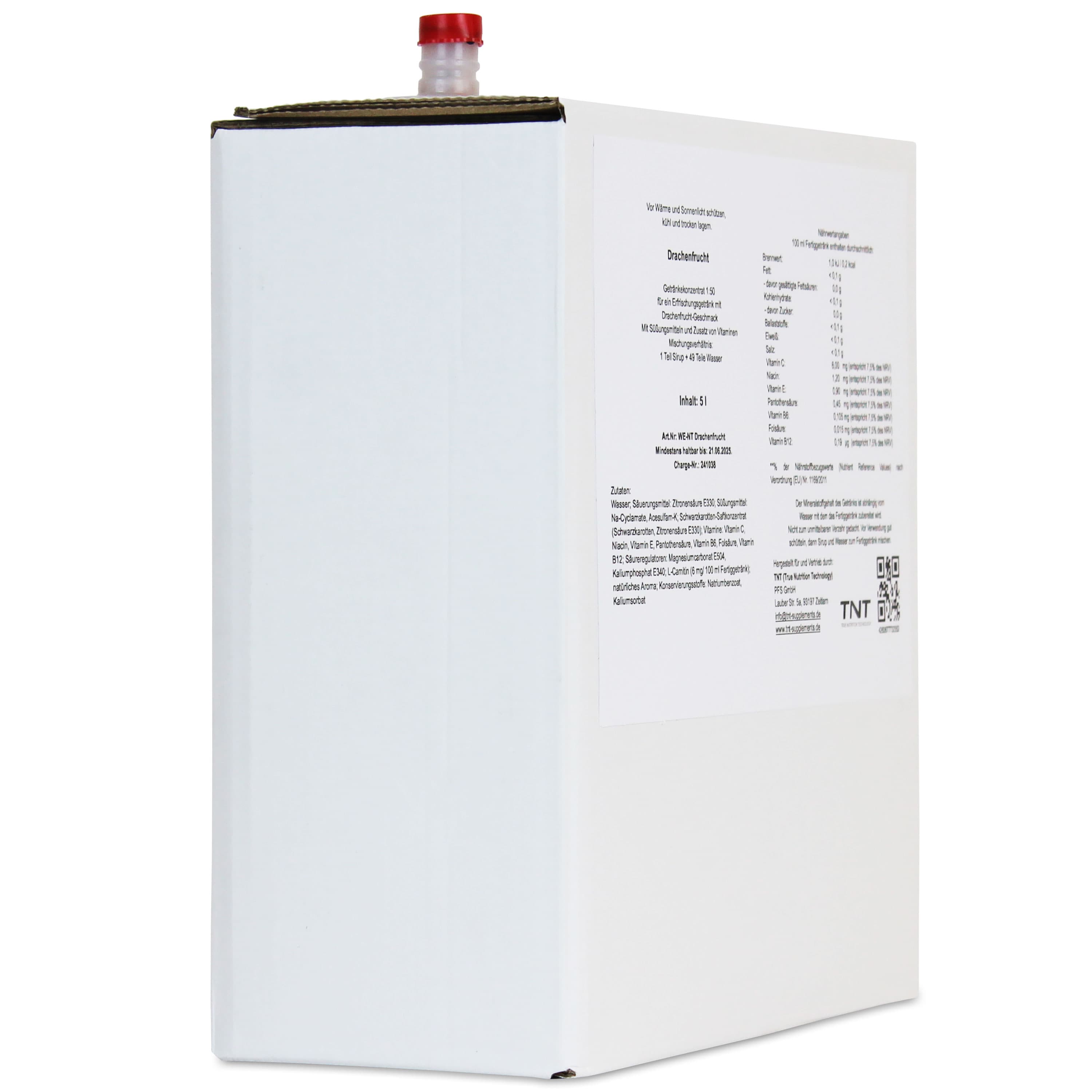 TNT Getränkekonzentrat Bag-In-Box 5 Liter / Cassis