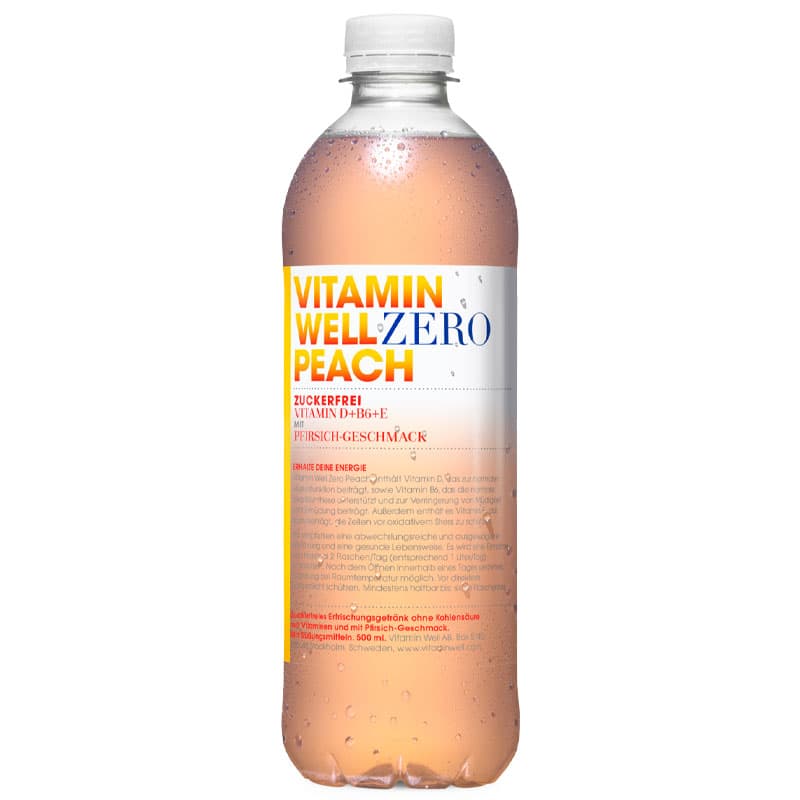 Vitamin Well Zero (500ml) Peach
