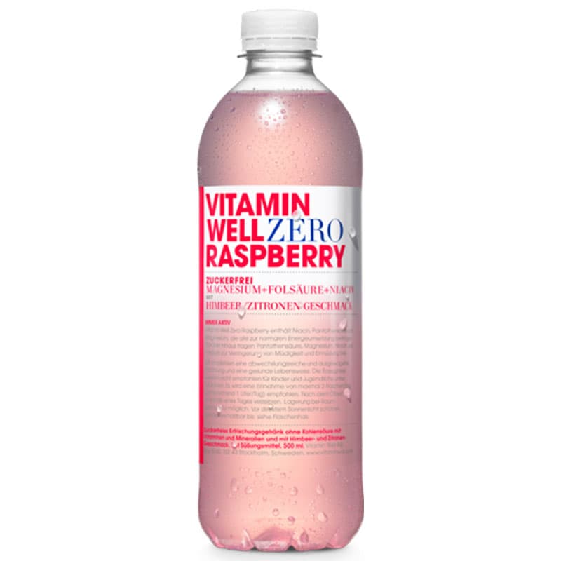 Vitamin Well Zero (500ml) Raspberry