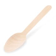 Holzlöffel Löffel aus Holz 16 cm XL Breite 4,5 cm umweltfreundlich, 100 Stk.