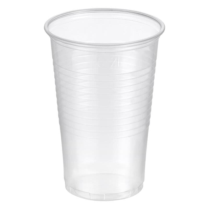 Trinkbecher transparent klar 0,2 l, 200 ml, PP, O 70 mm, 100 Stk.