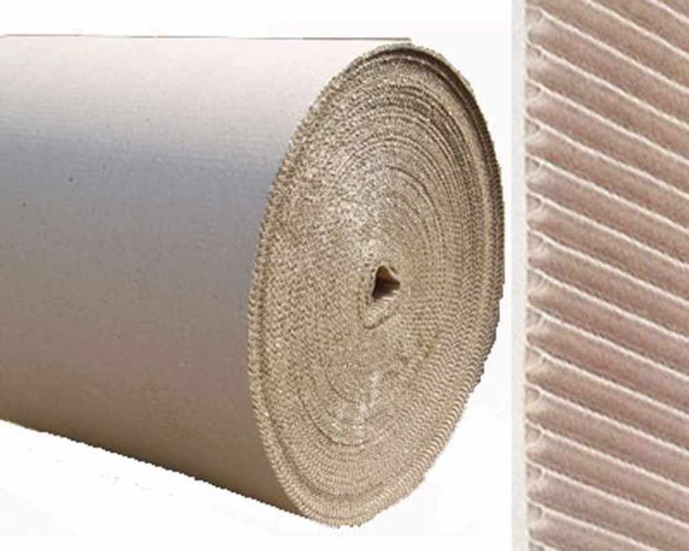 Rollenwellpappe Wellpappe 50cm x 5m, Grobwelle 200gr/m2