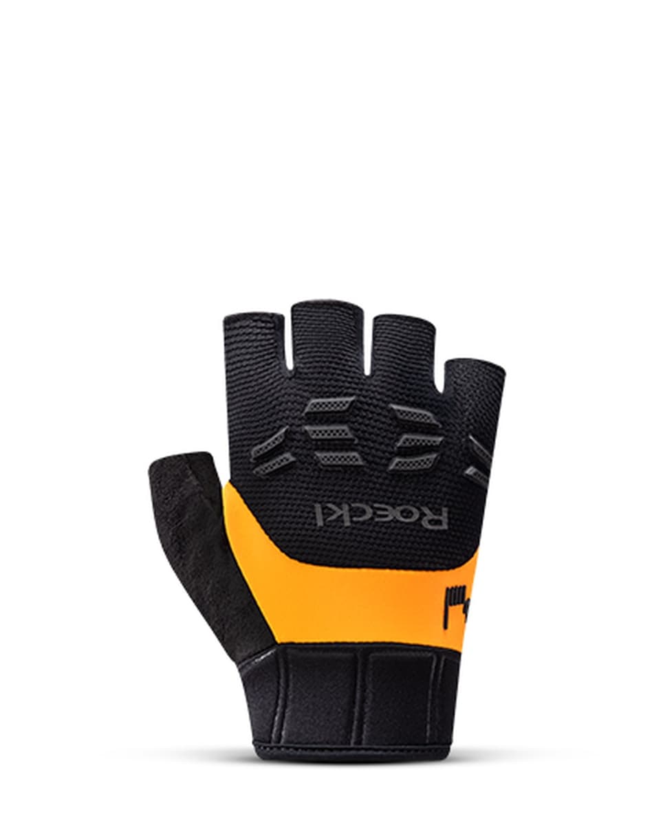 Roeckl Iseler 2 Fahrrad Handschuhe kurz schwarz/orange 2026 8