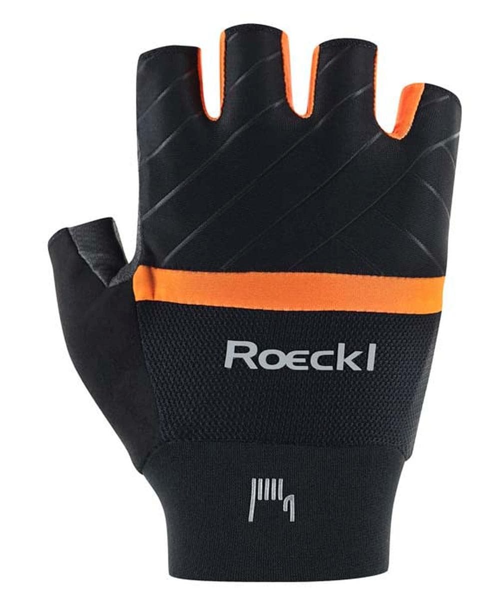 Roeckl Sports Bonau 2 Fahrrad Handschuhe kurz schwarz/orange 2026 10.5