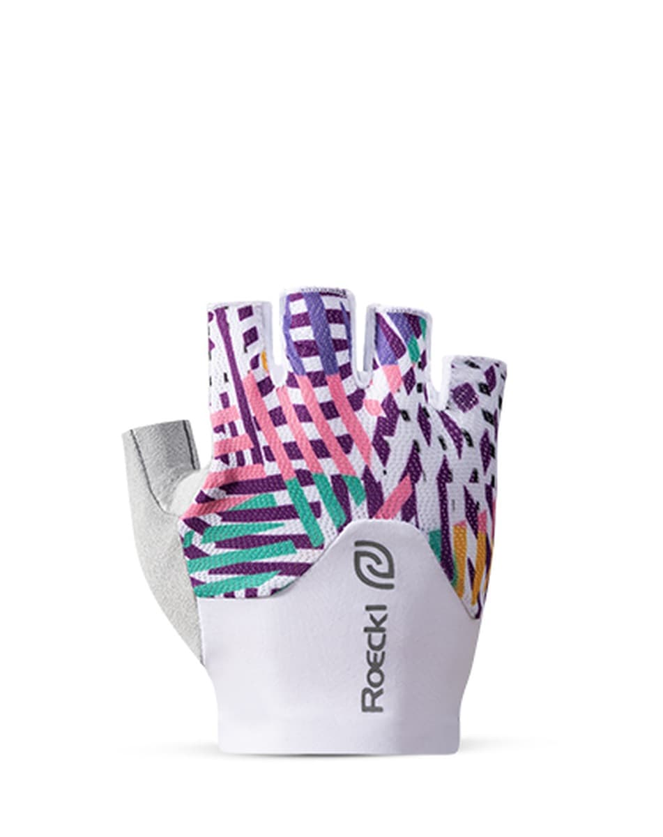 Roeckl Deleni 2 Damen Fahrrad Handschuhe kurz weiß/multicolor 2026 9