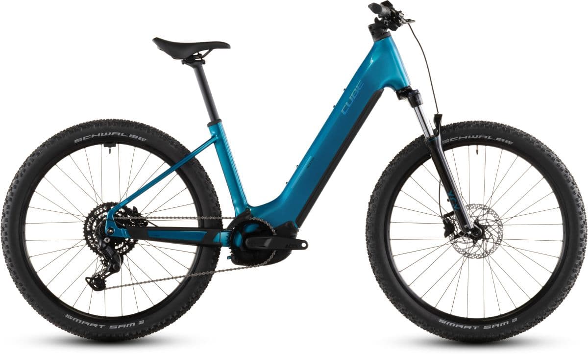 Cube Reaction Hybrid Performance 600 27.5' ' Easy Entry E-Bike MTB Pedelec electricblue/dazzle 2026 S (162-169cm) | E-Mountainbikes
