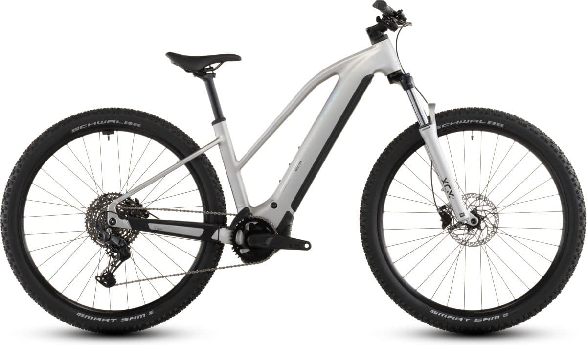 Cube Reaction Hybrid ONE 600 27.5' ' / 29' ' Trapeze E-Bike MTB Pedelec sleekgrey/prism 2026 L (177-183cm) | E-Bikes MTB Hardtails