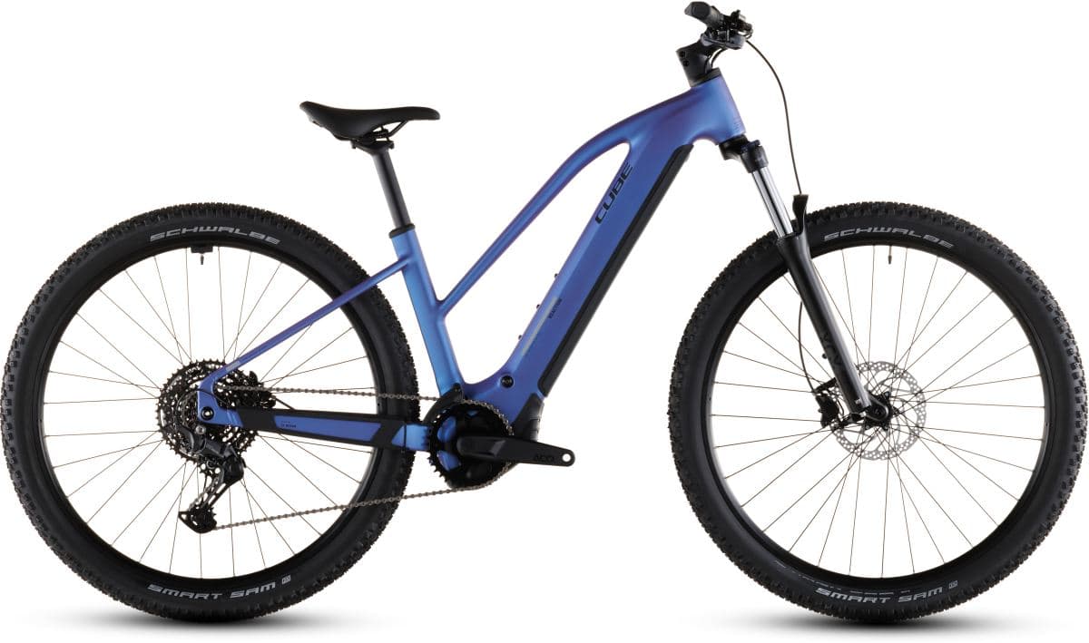 Cube Reaction Hybrid ONE 600 27.5' ' / 29' ' Trapeze E-Bike MTB Pedelec blueiris/reflect 2026 L (177-183cm) | E-Bikes MTB Hardtails