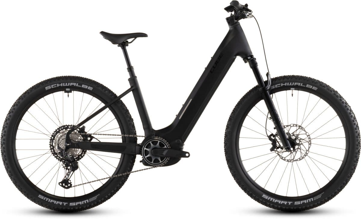Cube Reaction Hybrid SLX 800 27.5' ' Easy Entry E-Bike MTB Pedelec silverdust/chrome 2026 L (177-183cm) | E-Bikes MTB Hardtails