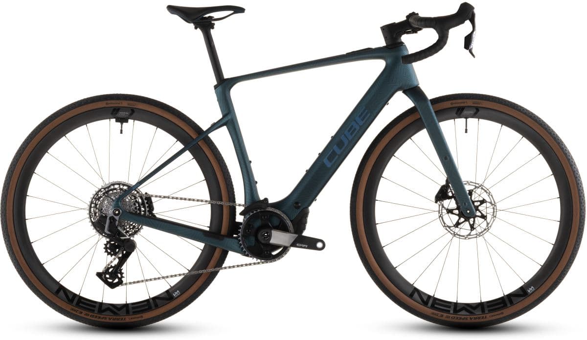 Cube Nuroad Hybrid C:62 SLT 400X 28' ' Carbon E-Bike Gravel Pedelec royalgreen/crisscross 2026 XL (188-196cm) | E-Gravelbikes Damen