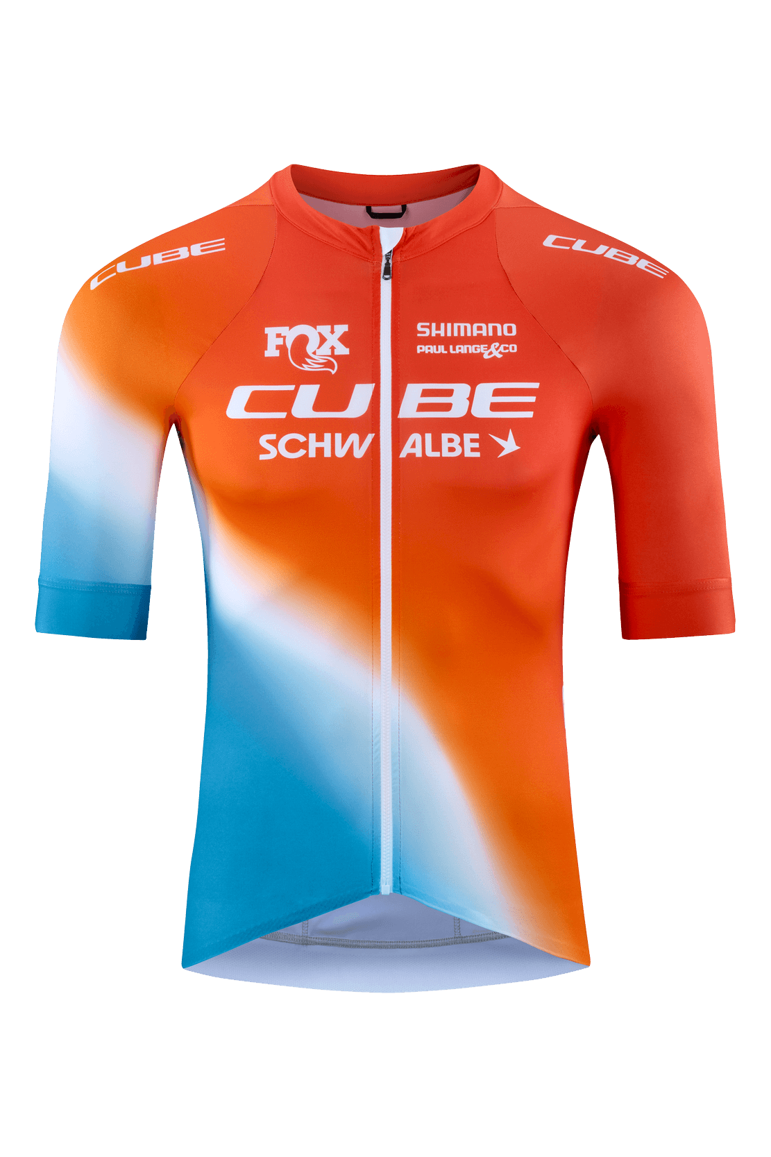 Cube Road / XC X Factory Racing Fahrrad Trikot kurz orange 2026 XXL (56/58)
