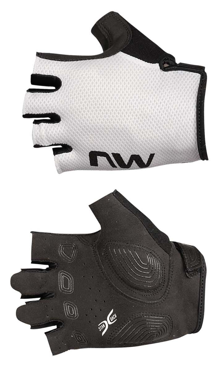 Northwave Active Fahrrad Handschuhe kurz light grau/schwarz 2024 L (9)
