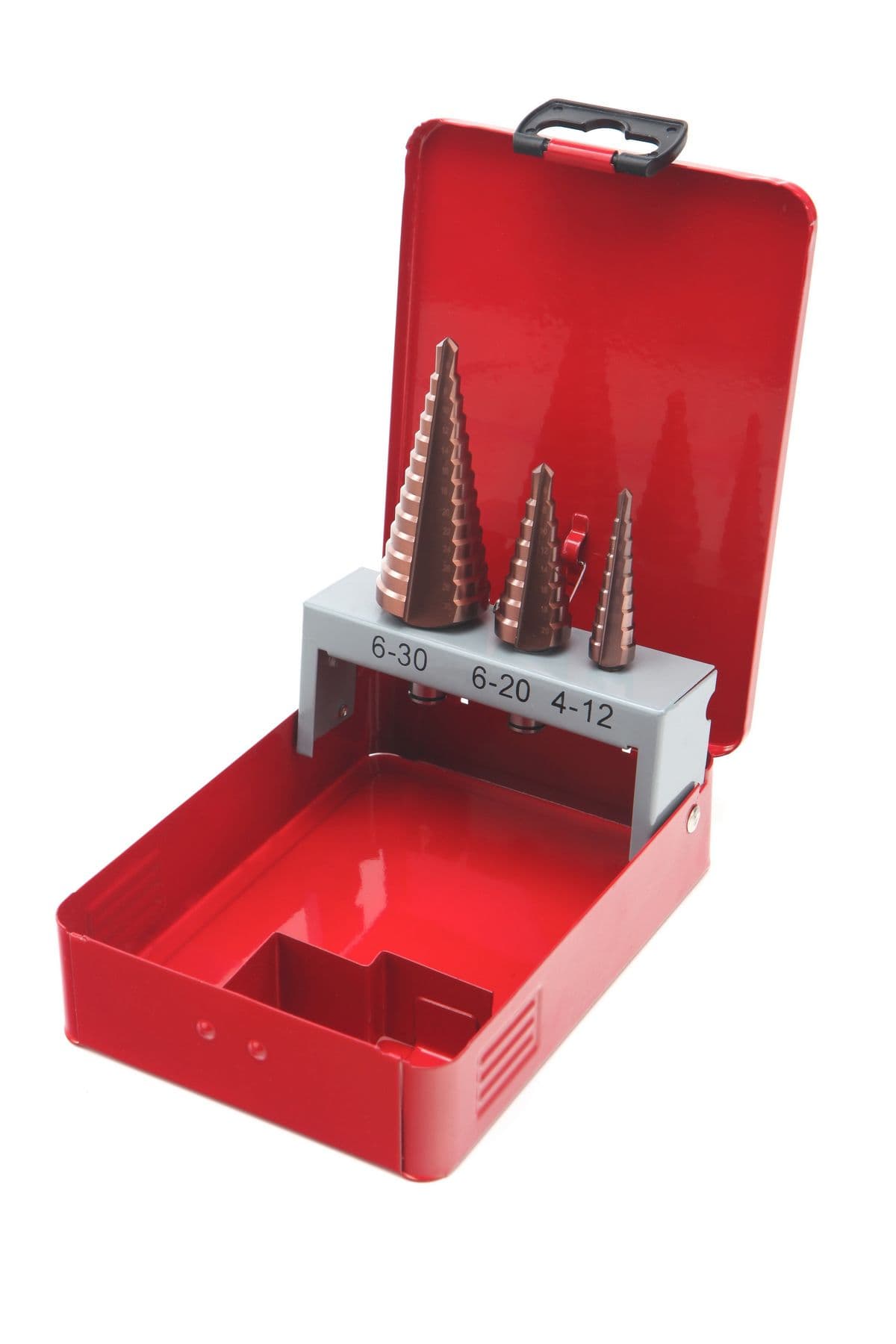 HBM 3 Stück HSS - 5% Kobalt Treppe Bohrer Set
