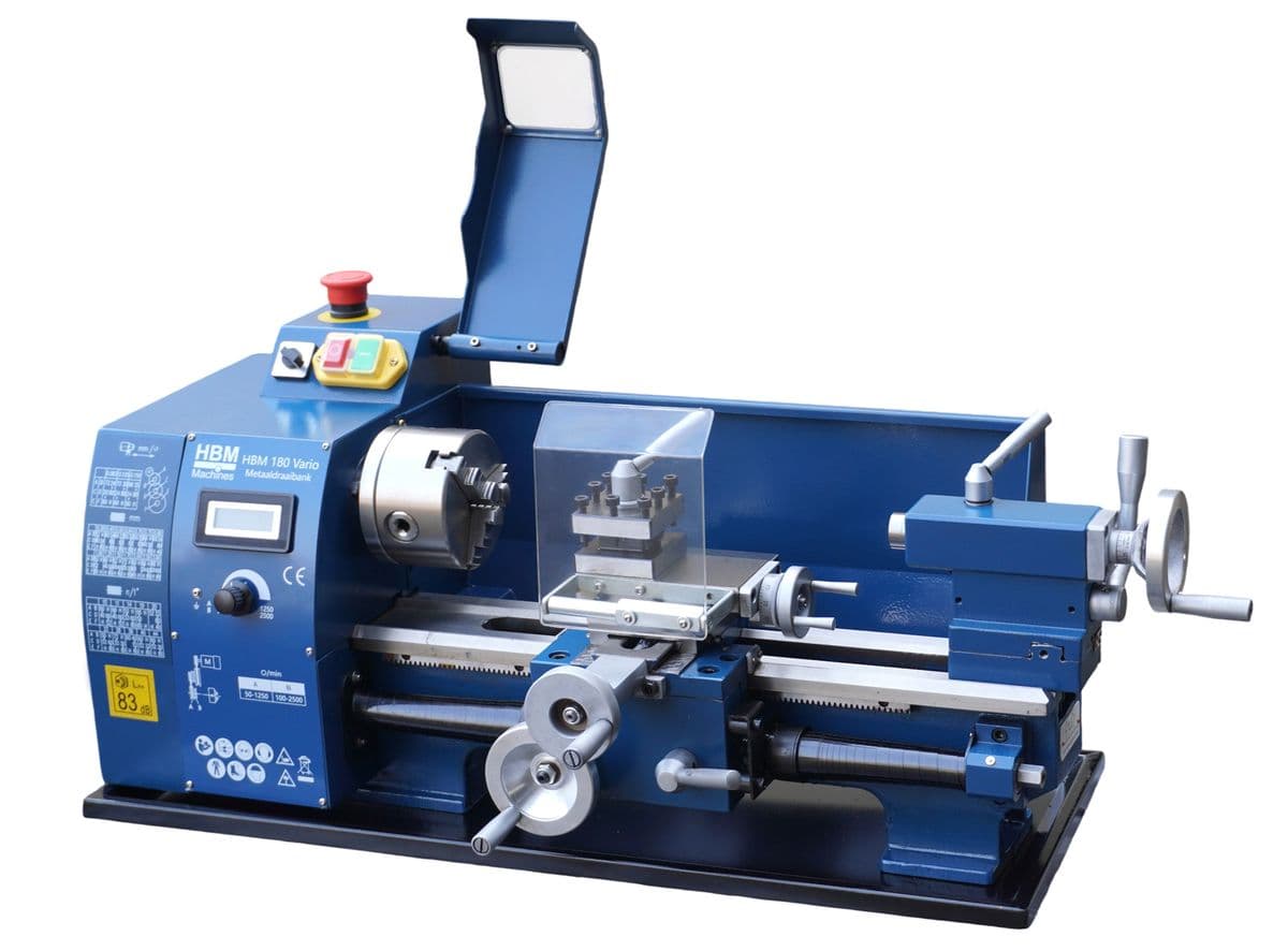 HBM Metalldrehbank klein 180 x 300 Vario