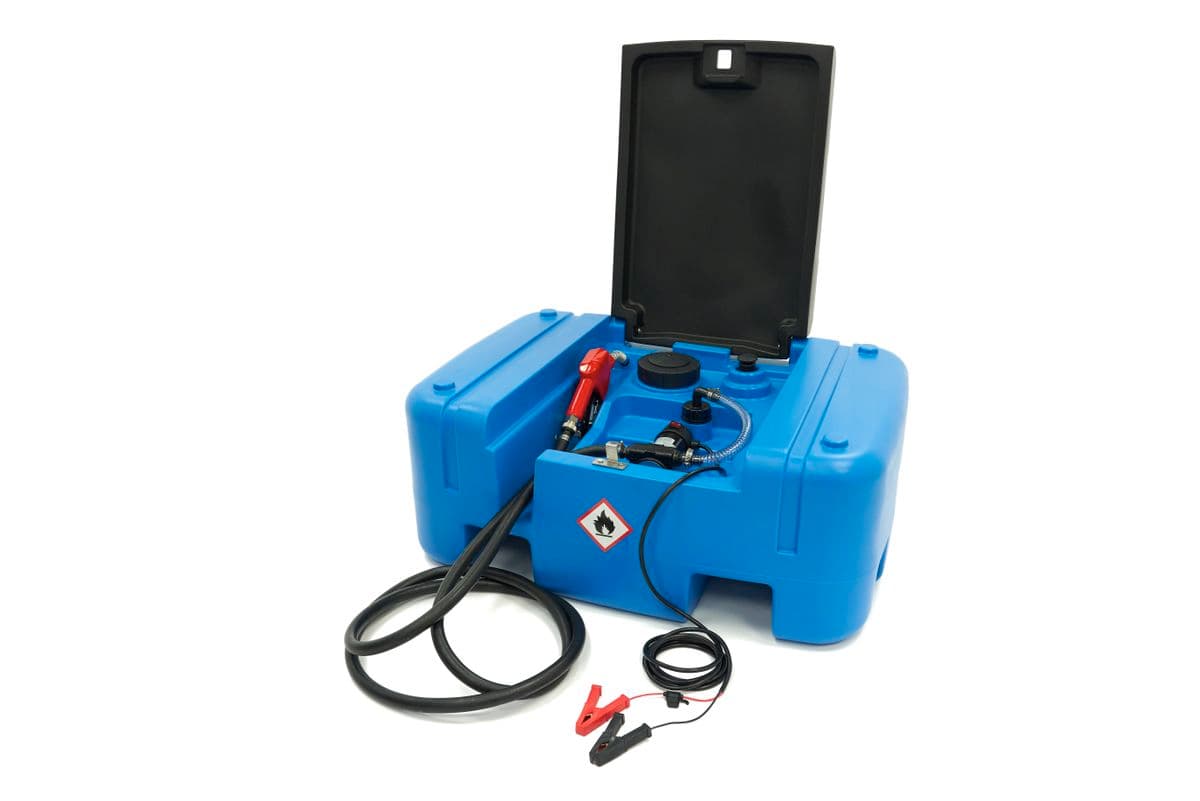 HBM 12-Volt 200-Liter mobiler Dieseltank aus Kunststoff