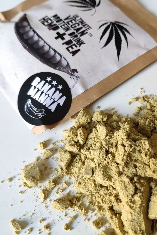 SUM ULTIMATE VEGAN Protein Drink Hanf+Erbse BANANA MANNA, 30 g - 1 Portion