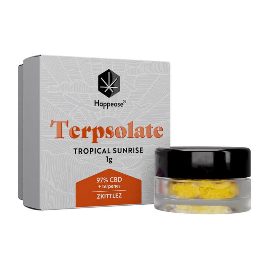 Happease - Extrakt Tropical Sunrise Terpsolate, 97% CBD, 1g