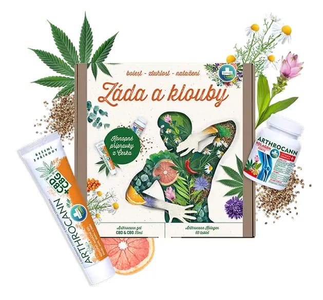 Annabis Geschenkset für starke Gelenke, Muskeln und Sehnen - Jetzt mit CBD- und CBG-Gel, 75 ml