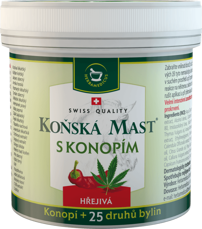 Herbamedicus Pferdebalsam mit Hanf wärmend, 250 ml
