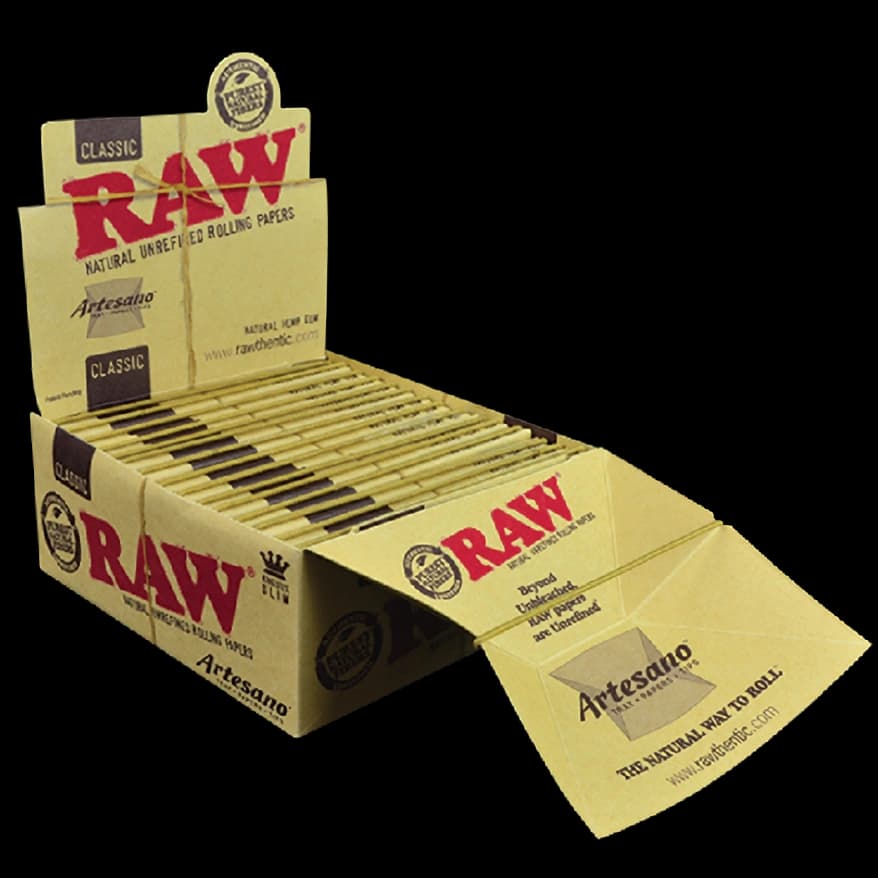RAW Blättchen Classic Artesano Kingsize Slim + Tips - BOX, 15 Stück