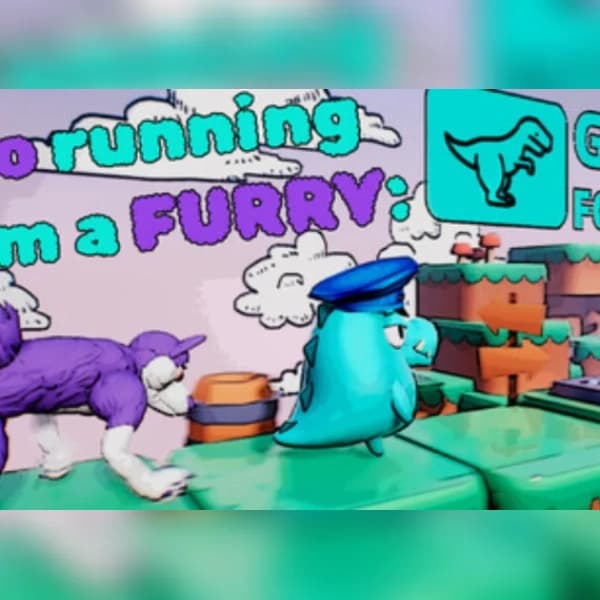 Dino Running from a FURRY: GAMESFORFARM (PC) Steam Key – GLOBAL