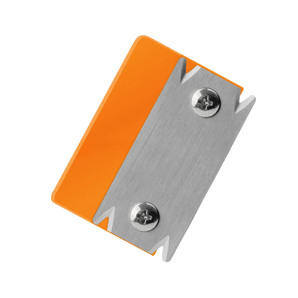 Abgeschrägter Kantenhobel-Trimmer, 65 mm, für Holz, Kohlenstoffstahl und ABS, Kantenbeschnitt, Kantenhobel, Zimmereiwerkzeug orange