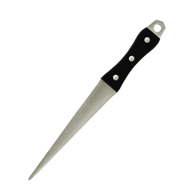 Diamant-Messerschärfer, Körnung 400, gebogener Titan-Klingenschärfer, Schärfwerkzeug für Messer, Scheren, Küchenwerkzeuge, einfaches Schärfen